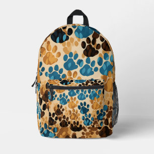 Sac À Dos Imprimé Empreinte de patte animal