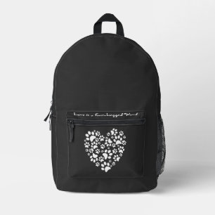 Sac À Dos Imprimé Empreintes de patte de chien et de chat Cœur Saint