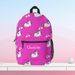 Sac À Dos Imprimé Enchanter les rêves de licorne : Pink Sparkle Adve