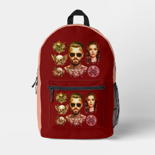 Sac À Dos Imprimé Encre permanente, temps de vol