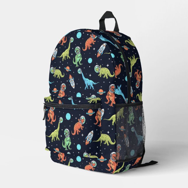 Sac À Dos Imprimé Enfants Dinosaur Astronaut Motif (Coin arrière droit)