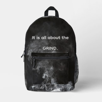 Sac À Dos Imprimé Ensemble de meulage noir cool pour hommes de gym
