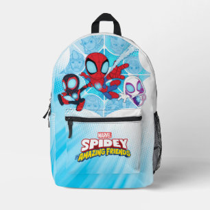 Sac À Dos Imprimé Équipe Spidey sur la toile de méchants