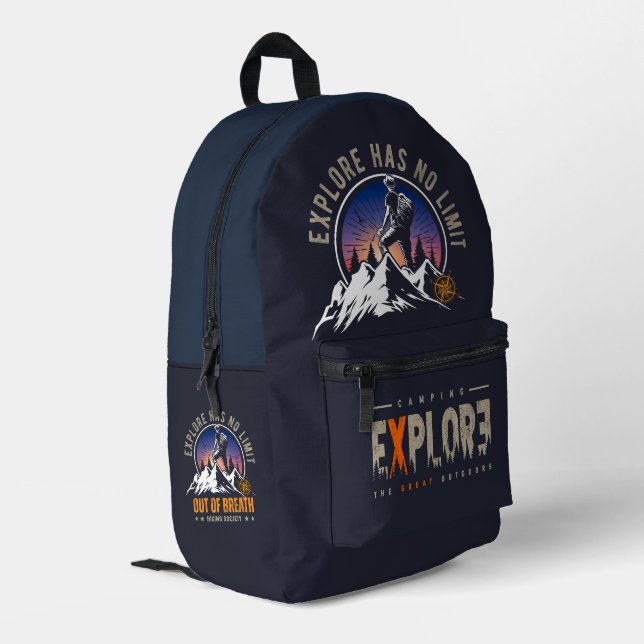 Sac À Dos Imprimé Explorateur urbain | (Coin arrière gauche)