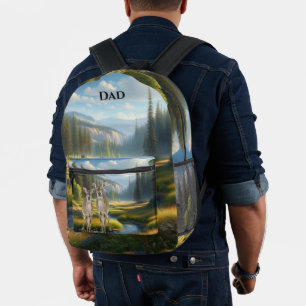 Sac À Dos Imprimé Faune et nature personnalisés 
