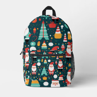 Sac À Dos Imprimé Festif thème Motif de Noël