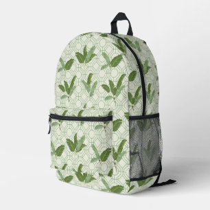 Sac À Dos Imprimé Feuilles de palmiers tropicaux