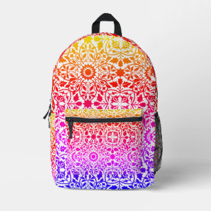 Sac À Dos Imprimé Filigrane multicolore