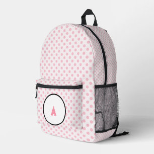 Sac À Dos Imprimé Filles pois roses