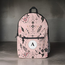 filles stylisées joli monogramme enfants d'école n