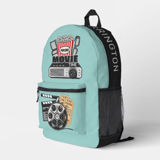 Sac À Dos Imprimé Film de nom personnalisé (Coin arrière droit)