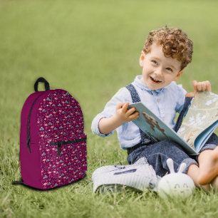 Sac À Dos Imprimé Flamant rose motif rouge mignon