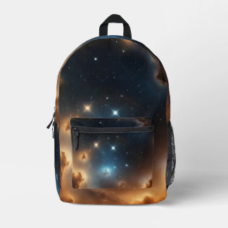 Sac À Dos Imprimé Flamme Nebula