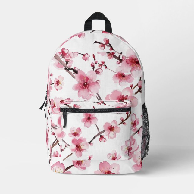 Sac À Dos Imprimé Fleur de cerise (Recto)