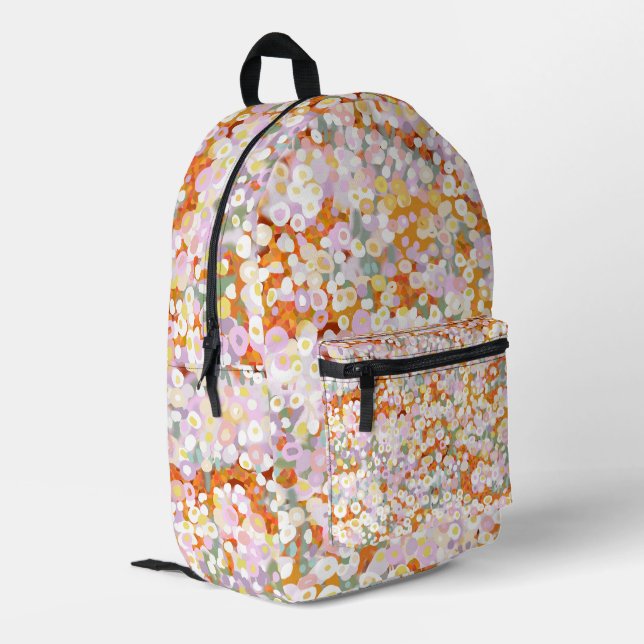 Sac À Dos Imprimé Fleur sauvage australien (Coin arrière gauche)