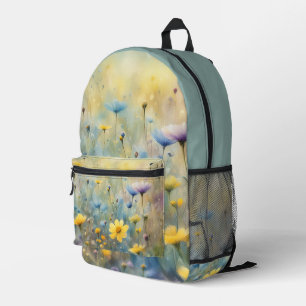 Sac À Dos Imprimé Fleur sauvage d'été Meadow