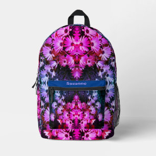 Sac À Dos Imprimé Fleurs marguerites africaines Abstraites teintées 