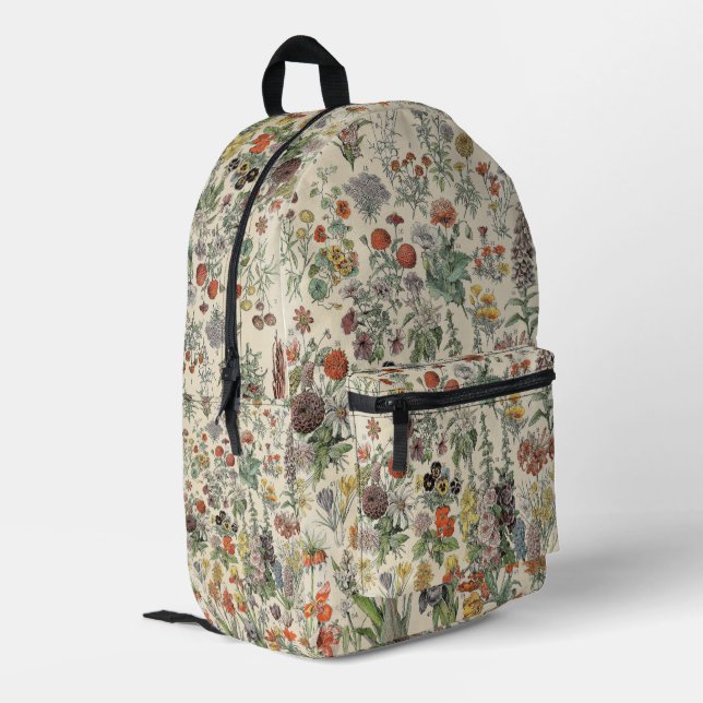 Sac À Dos Imprimé Fleurs vintages (Coin arrière gauche)
