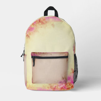 Sac À Dos Imprimé Floral rose Hott