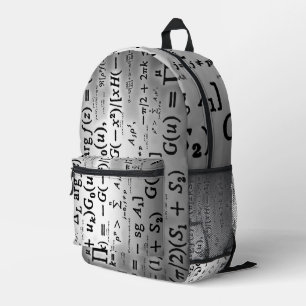Sac À Dos Imprimé Formules scientifiques