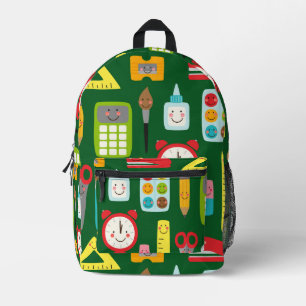Sac À Dos Imprimé Fournitures de classe Kawaii de rentrée scolaire m