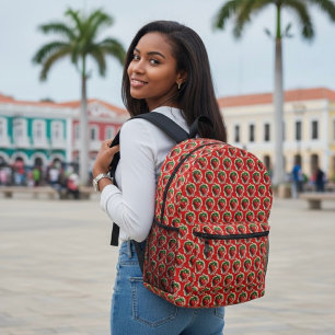 Sac À Dos Imprimé Fraise