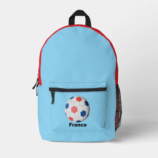 Sac À Dos Imprimé France Soccer (Recto)