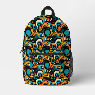 Sac À Dos Imprimé Funk rétro Abstrait