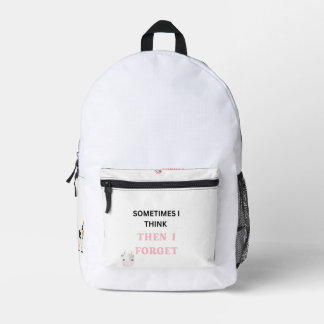 Sac À Dos Imprimé Funny Quote Backpack for Everyday Adventures