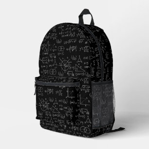 Sac À Dos Imprimé Geek de formules mathématiques