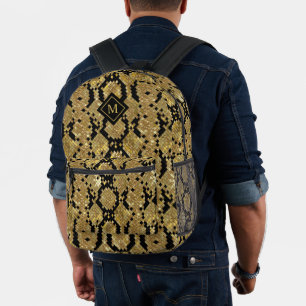 Sac À Dos Imprimé Glitterie Peau animal Imprimer Motif Personnalisé