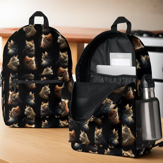 Sac À Dos Imprimé Golden Cats (Créateur téléchargé)