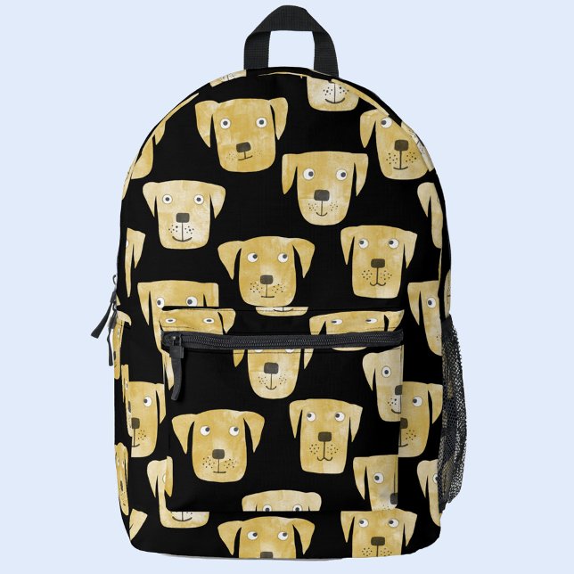 Sac À Dos Imprimé Golden Labrador Retriever Chien (Golden labrador retriever dog watercolor pattern backpack)