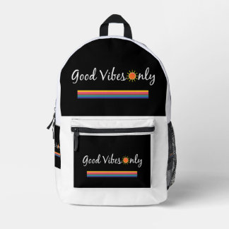 Sac À Dos Imprimé Good Vibes Only Backpack