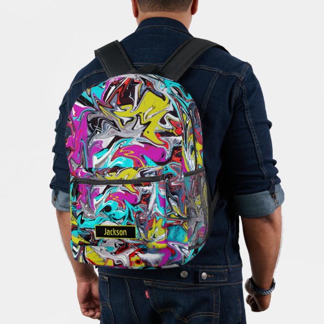 Sac À Dos Imprimé Graffiti urbain (Insitu (Modèle))