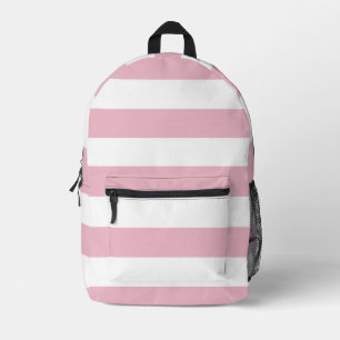 Sac À Dos Imprimé Grandes Pink, Grandes Blances, Motif Gratté