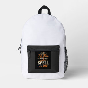 Sac À Dos Imprimé Graphisme de sort de sorcière d'Halloween_1