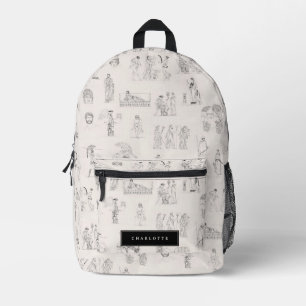 Sac À Dos Imprimé Grèce antique Histoire grecque classique Nom perso