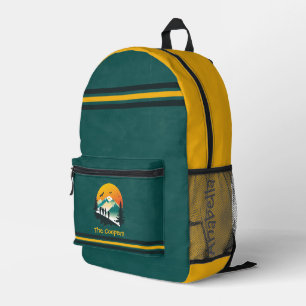 Sac À Dos Imprimé Green   Tracées   Randonnées en forêt et en montag