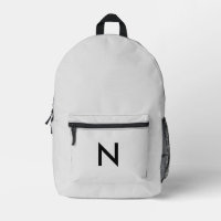 Gris Monogrammé Moderne Minimaliste Chic Tendance