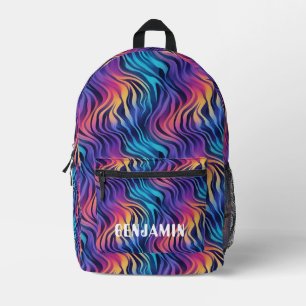 Sac À Dos Imprimé Groovy Multicolor style Boho 