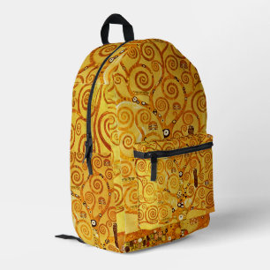 Sac À Dos Imprimé Gustav Klimt Arbre de Vie : Symboliste Art Nouveau