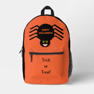 Sac À Dos Imprimé Halloween Black Spider Custom