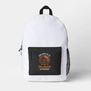 Sac À Dos Imprimé Halloween est tous les jours Monstre Main Pierre T