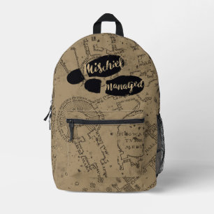 Sac À Dos Imprimé Harry Potter   MISCHIEF MANAGED™ Mappage Empreinte