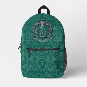 Sac À Dos Imprimé Harry Potter   Slytherin Crest Green