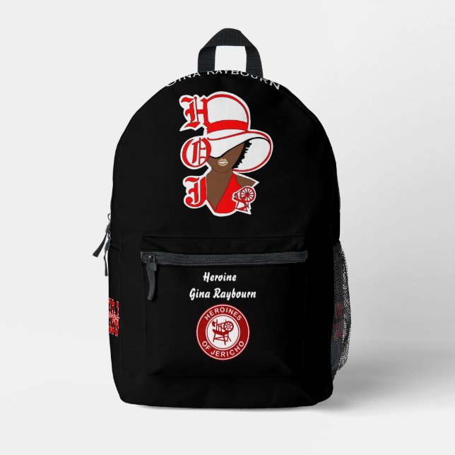 Sac À Dos Imprimé Heroine of Jericho HOJ Backpack Personalized (Recto)