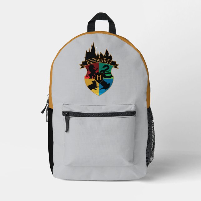 Sac À Dos Imprimé HoGWARTS™ Castle Crest House Insigne de fierté (Recto)