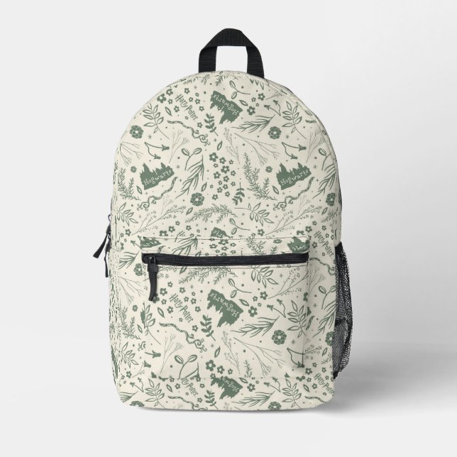 Sac À Dos Imprimé HOGWARTS™ Herbologie Motif magique (Recto)