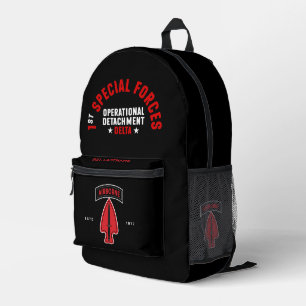 Sac À Dos Imprimé Hommage à la Delta Force Personnalisé